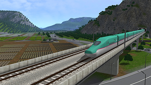 画像ギャラリー No.009のサムネイル画像 / 都市開発鉄道SLG「A列車で行こうExp.」,収録される新幹線車両のスクリーンショットが公開