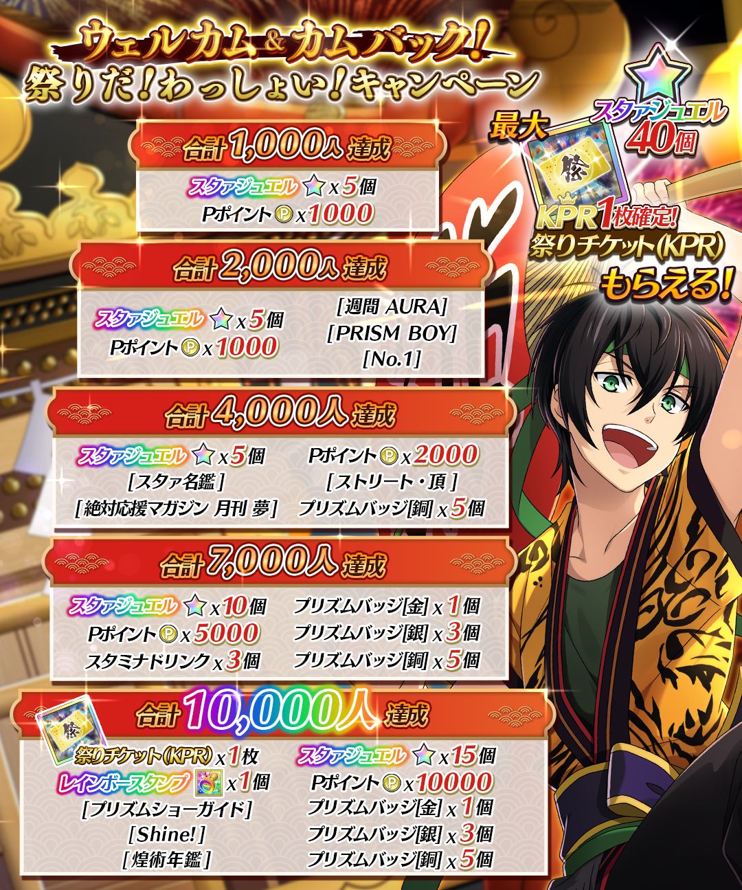 画像集 002 キンプリラッシュ でウェルカム カムバックキャンペーンが5月2日