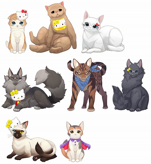 画像ギャラリー No.002のサムネイル画像 / 「ねこ島日記」,ハローキティとのコラボイベント第3弾が本日より開催