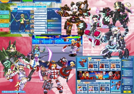 画像ギャラリー No.002のサムネイル画像 / 「メカむすメーカー」のサービスがYahoo!モバゲーでスタート。自分だけの「メカ娘」を組み立てて戦う学園メカバトルシム