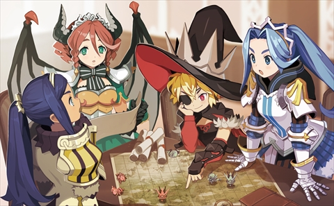 画像ギャラリー No.002のサムネイル画像 / 「あなたの四騎姫教導譚」,プレイヤーが教育する姫の「モノマリア」と「アルパナ」の特徴,およびワールドマップにおけるミッションの流れを紹介