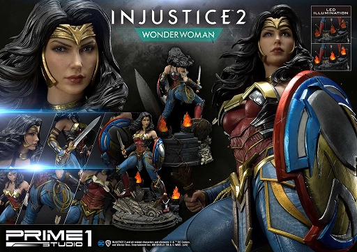 画像ギャラリー No.010のサムネイル画像 / 「Injustice 2」の女戦士ワンダーウーマンがハイエンド・スタチューで登場。予約受付が開始