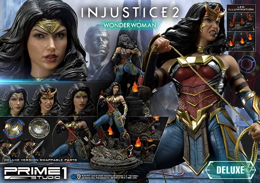 画像ギャラリー No.017のサムネイル画像 / 「Injustice 2」の女戦士ワンダーウーマンがハイエンド・スタチューで登場。予約受付が開始