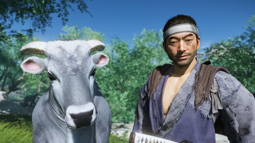 画像集#001のサムネイル/「Ghost of Tsushima」「RDR2」「ジャストコーズ4」で2021年の干支，牛を撮る！　可愛い牛から獰猛な牛，空飛ぶ牛までよりどりみどり