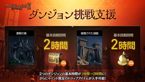 画像ギャラリー No.002のサムネイル画像 / 「リネージュ2M」,イベント「ダンジョン挑戦支援」が開催。勇気の召喚パッケージも登場