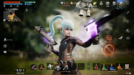 画像ギャラリー No.003のサムネイル画像 / 【PR】「リネージュ2M」の新武器種“クロスボウ”でGWを楽しもう。美少女が2丁クロスボウで敵を撃つ!