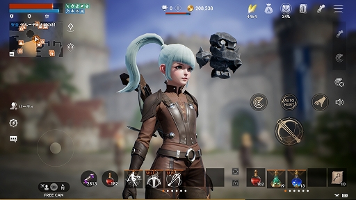 画像ギャラリー No.018のサムネイル画像 / 【PR】「リネージュ2M」の新武器種“クロスボウ”でGWを楽しもう。美少女が2丁クロスボウで敵を撃つ!