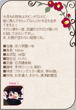 ���������꡼ No.014�Υ���ͥ������ / �ֲ�������¢�ס����������ȤΥ���饯�����ץ��ե�����򹹿�����Ȭ�ر���ѿȸ�Υӥ��奢�뤬���餫��