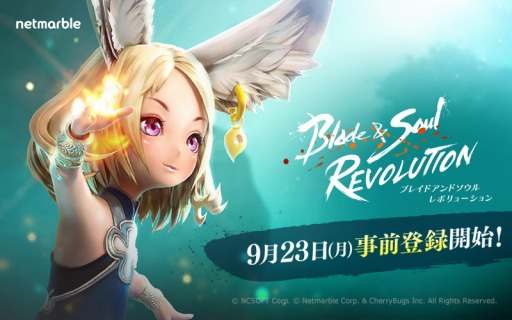 画像ギャラリー No.001のサムネイル画像 / 「ブレイドアンドソウル レボリューション」で事前登録の受け付けが開始に。登録者数50万人達成で限定衣装「敬天盟の服」をもらえる