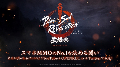 画像ギャラリー No.001のサムネイル画像 / 「ブレイドアンドソウル レボリューション」,公式番組「武極祭」が本日配信。プレゼントが当たるTwitterキャンペーンも