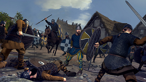 画像集 No.004のサムネイル画像 / 「Total War Saga: Thrones of Britannia」の最新トレイラーで，エサンドゥーンの戦いに勝利したアルフレッド大王が登場