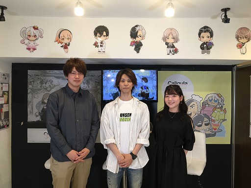 画像ギャラリー No.001のサムネイル画像 / 3周年を迎えた「Caligula -カリギュラ-」シリーズ。主人公役の沢城千春さん,守田鳴子役の小澤亜李さん,山中プロデューサーのトークショーをレポート