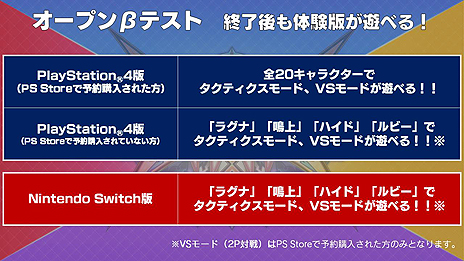 ���������꡼ No.009�Υ���ͥ������ / ��BLAZBLUE CROSS TAG BATTLE�פο����省���3�͡�������PS4�Ǥ�Switch�ǤǤΥ����ץ�¥ƥ��ȼ»ܤ�ȯɽ