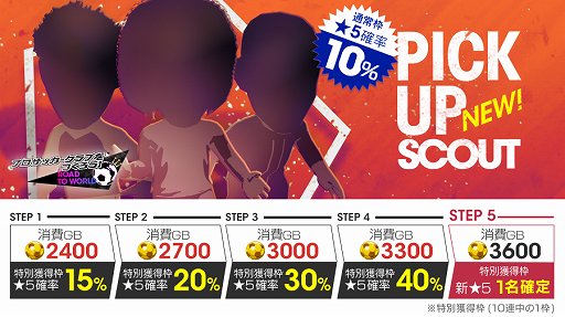 画像ギャラリー No.002のサムネイル画像 / 「サカつくRTW」,新★5選手が登場する「PICK UP SCOUT Vol.16」が開催