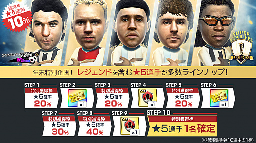 サカつくrtw デル ピエロ選手など6人のレジェンドが再登場するイベントを実施 サカつくrtw デル ピエロ選手など6人のレジェンドが再登場するイベントを実施