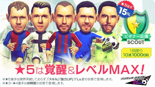 サカつくrtw ビギナー応援スカウトが本日より開催 サカつくrtw ビギナー応援スカウトが本日より開催