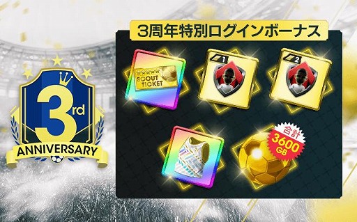 画像ギャラリー No.005のサムネイル画像 / 「サカつくRTW」,限定バージョン新選手が登場する“サカつく3周年記念SCOUT”を実施