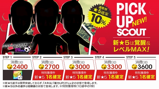 サカつくrtw 得意戦術サイドアタックの新 5選手がレベルmaxで登場するピックアップスカウト開始 サカつくrtw 得意戦術サイドアタックの新 5選手がレベルmaxで登場するピックアップスカウト開始