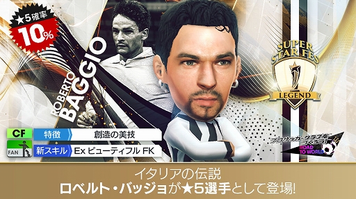 画像ギャラリー No.003のサムネイル画像 / 「サカつくRTW」,イタリア強豪クラブのスーパースターが新★5選手で登場するSUPER STAR FES LEGENDを開催