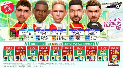 画像ギャラリー No.002のサムネイル画像 / 「サカつくRTW」,★5選手がレベルMAXで登場するフェスや,キャプテン翼コラボワールドツアーを開催中