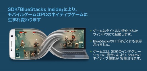 画像ギャラリー No.002のサムネイル画像 / 「BlueStacks」,モバイルゲームをPCゲーム化できるワンステップSDK「BlueStacks Inside」を発表