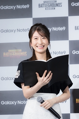 画像ギャラリー No.003のサムネイル画像 / Galaxy Note9×PUBG MOBILEコラボPRイベントレポート。最上もがさん,れいしーさんがデモプレイでドン勝!