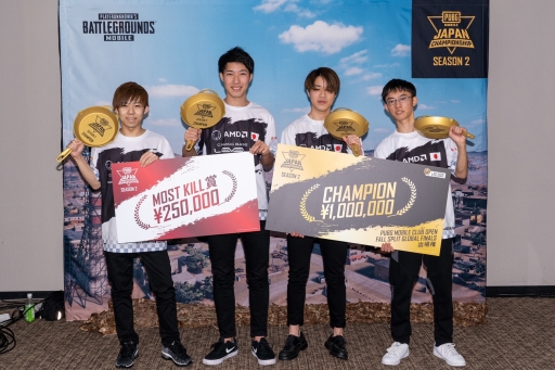 ���������꡼ No.001�Υ���ͥ������ / ��������PUBG MOBILE Club Open Fall Split�פ�������ɽ�Ȥ��ơ��������All Rejection Gaming�פ��о�