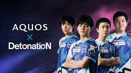 ���������꡼ No.001�Υ���ͥ������ / DetonatioN�˿��������AQUOS DetonationN Violet�פ�ȯ­�����㡼�פ�AQUOS�ǥ��ݡ���