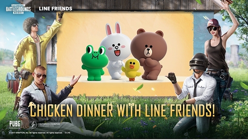 PUBG MOBILEפˡLINE FRIENDSɥ饯Υо졣eݡĥ٥Ȥξ