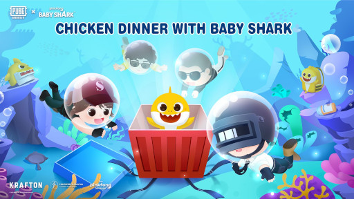 画像ギャラリー No.001のサムネイル画像 / 「PUBG MOBILE」,「ピンキッツ ベイビーシャーク」とのコラボアイテムを実装