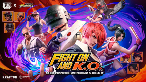 画像ギャラリー No.001のサムネイル画像 / 「PUBG MOBILE」で「THE KING OF FIGHTERS」とのコラボが開幕。不知火 舞,八神 庵,ナコルルに着想を得たキャラクターセットが登場