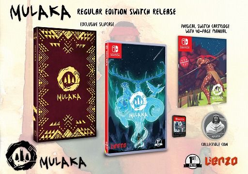 画像ギャラリー No.001のサムネイル画像 / Switch「Mulaka」,300本限定の通常版パッケージが発送スタート