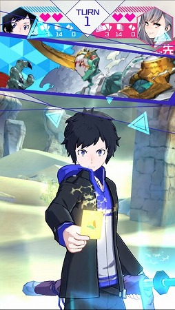 画像ギャラリー No.003のサムネイル画像 / “3手で決着!”をコンセプトにした「トリプルモンスターズ」が配信開始。年間賞金総額が1000万円の大会も開催予定