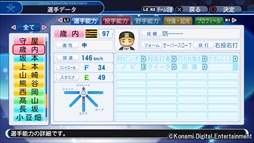 画像ギャラリー No.012のサムネイル画像 / 「パワプロ2018」,本日無料アップデート「ver.1.07」の配信を開始。中後悠平選手など選手22人が追加に