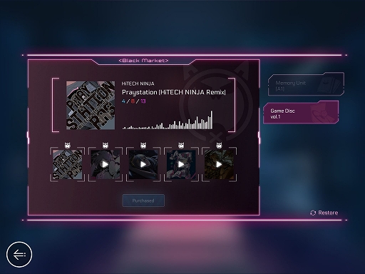 画像ギャラリー No.002のサムネイル画像 / 「Cytus II」,ver.1.2にアップデート。新システム「Black Market」が実装