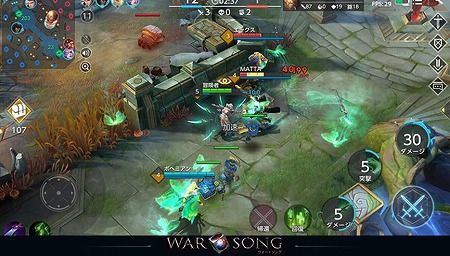 画像ギャラリー No.003のサムネイル画像 / スマホ向けMOBA「War Song」の事前登録者数が30万を突破。正式サービスは1月22日を予定