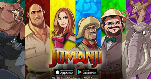 ɥ󡦥󥽥бǲ򸵤ˤޥ۸ܡɥJUMANJITHE MOBILE GAMEפǥ꡼