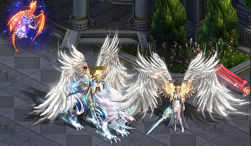 画像ギャラリー No.001のサムネイル画像 / 「騎士と翼のフロンティア」に新武器・蕾の杖と新衣装・聖光セットが登場