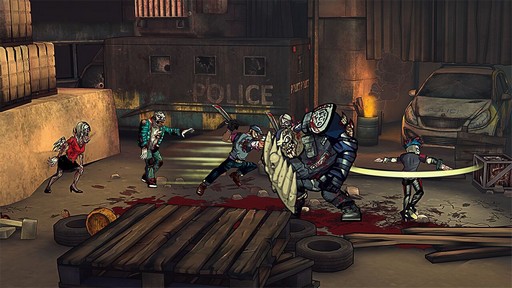 画像ギャラリー No.002のサムネイル画像 / ゾンビと戦うベルトスクロールアクション「Bloody Zombies」が,Nintendo Switchでも2017年12月23日に海外でリリース