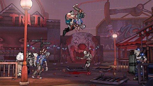 画像ギャラリー No.003のサムネイル画像 / ゾンビと戦うベルトスクロールアクション「Bloody Zombies」が,Nintendo Switchでも2017年12月23日に海外でリリース