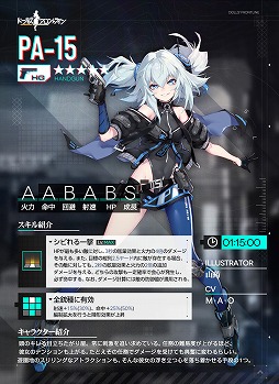 ドールズフロントライン 特殊スキルを持った新人形4名の情報が公開 2月28日メンテ後に実装 29日からは 製造確率upイベント も実施