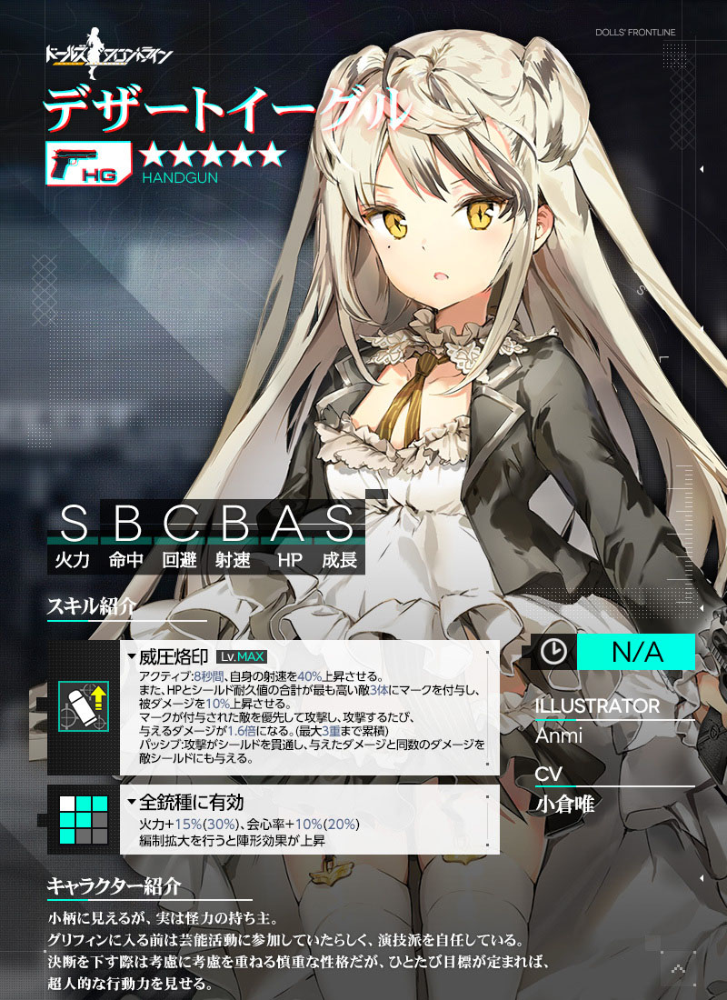 「ドールズフロントライン」,大型イベント「連鎖分裂」の詳細が発表。条件達成でデザートイーグルやACRなど新たな戦術人形を獲得できる「ドールズフロントライン」,大型イベント「連鎖分裂」の詳細が発表。条件達成でデザートイーグルやACRなど新たな戦術人形を獲得できる