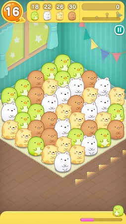 画像ギャラリー No.003のサムネイル画像 / 可愛いキャラを消去してハイスコアを狙おう。パズルゲーム「すみすみ」を紹介する「(ほぼ)日刊スマホゲーム通信」第1644回