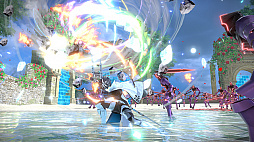 画像ギャラリー No.005のサムネイル画像 / 「Fate/EXTELLA LINK」,新アクション「アクティブスキル」「ラッシュ」とストーリーの一部が公開。サーヴァントのアクションを紹介するプレイ動画第2弾も