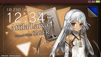 画像ギャラリー No.004のサムネイル画像 / 「Fate/EXTELLA LINK」,アルテラ・ラーヴァのPS4&Vita用テーマとPSNアバターが配信開始