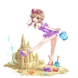 画像ギャラリー No.003のサムネイル画像 / 「ドールズオーダー」水着第3弾のランスロット&マーリンが登場