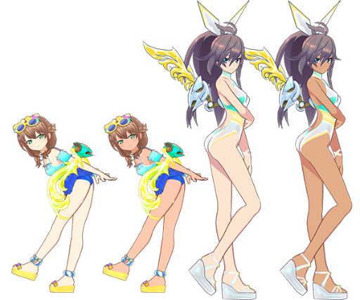 画像ギャラリー No.023のサムネイル画像 / 「ドールズオーダー」水着第3弾のランスロット&マーリンが登場