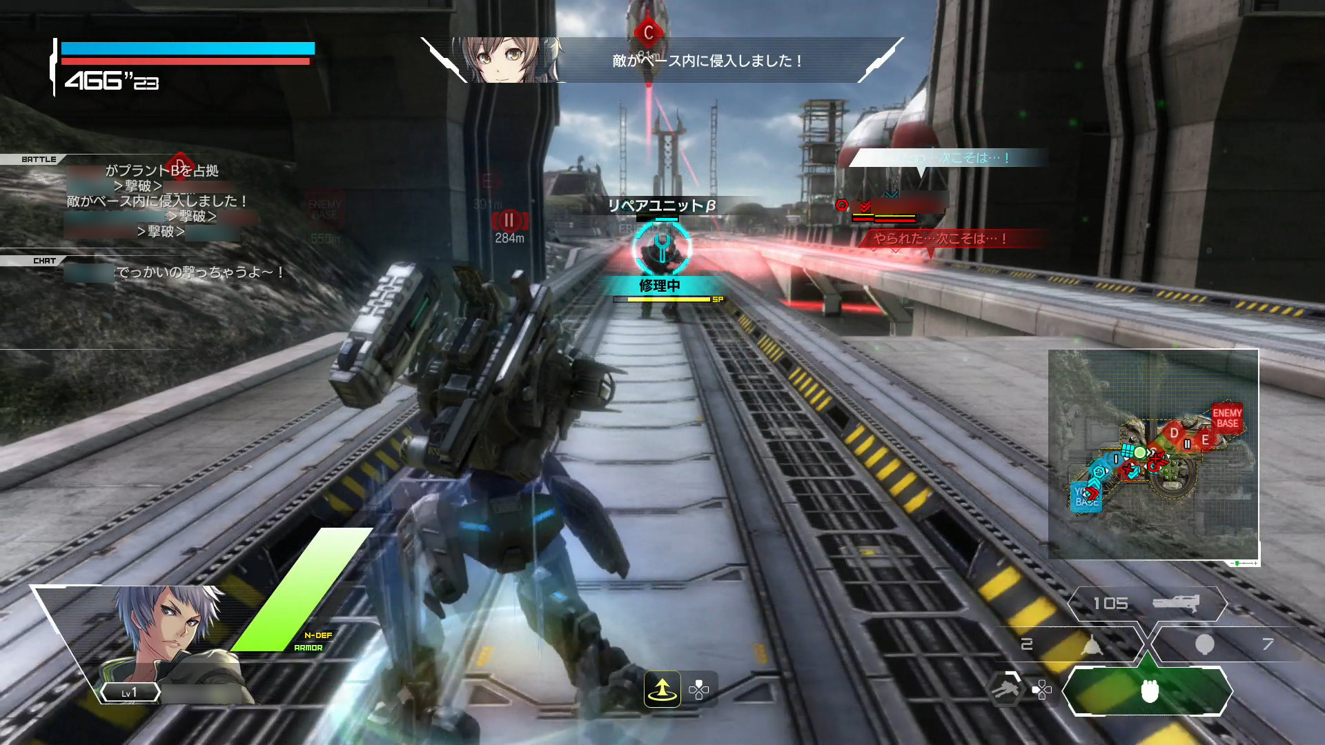 画像集 017 Ps4版 ボーダーブレイク Obtに参加 アーケード版の興奮はそのまま ハイクオリティ映像と家庭用向けチューニングが好印象