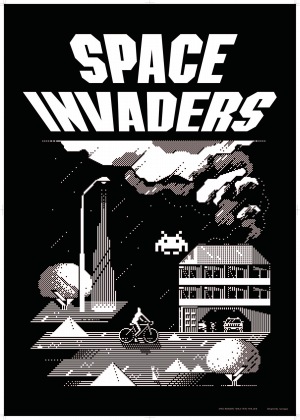 画像ギャラリー No.002のサムネイル画像 / 「スペースインベーダー」が「シブヤピクセルアート2018」に特別協賛で参加