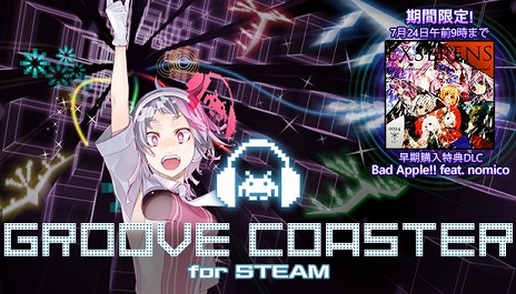 SteamǡGROOVE COASTERפۿ724ޤǤŵȤDLCڶʡBad Apple!! feat.nomicoפ°